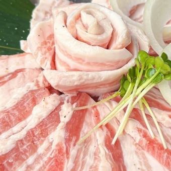 サムギョプサルコース（2名様向け） 選べるチヂミとチゲ、冷麺orビビンバ付き⇒5478円(税込)