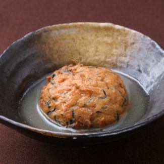 Ganmodoki made with Kawahara tofu