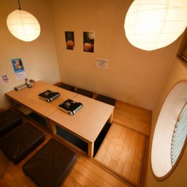 [Private room] Private room for 5 to 8 people.It's a horigotatsu tatami room! Due to the limited number of seats, if you can't make a reservation online, it's full, so we can't comply with your request.Please acknowledge it beforehand.