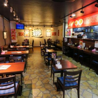 2名がけテーブル席