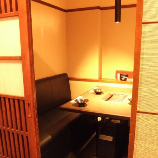 We enjoyed yakiniku in 2 person private rooms.No smoky roaster to worry about smelling!