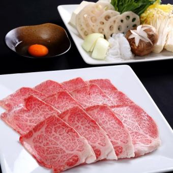 ◆[Sukiyaki course 5500 yen]