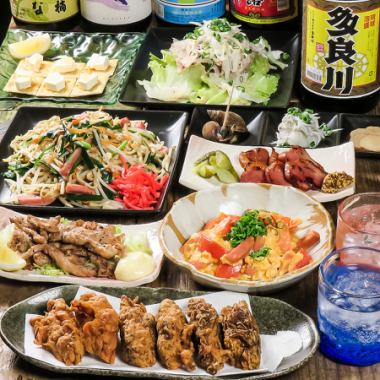 【简单4,000日元套餐+2小时无限畅饮】champuru、甜点等6道菜使用优惠券可享受500日元优惠！