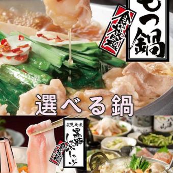 [All-you-can-eat 3 types of hotpot] All-you-can-eat local chicken mizutaki, shabu-shabu, offal hotpot [7 dishes in total] 4,400 yen ⇒ 3,300 yen