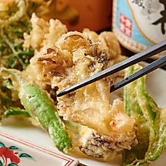 おでん×天麩羅×特選鮮鮮魚三点盛りコース（全8品）3H飲み放題付き4400円