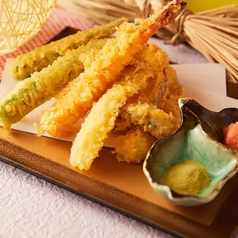 天ぷらの盛り合わせ