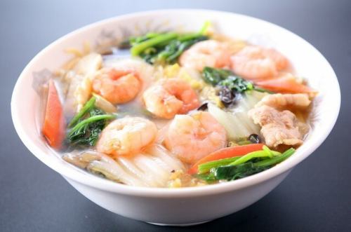 【中式蕎麥麵菜單一覽】全部可以做成小炒飯套餐+330日元