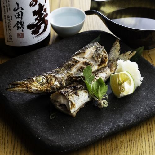 Enjoy fresh fish and sake▼