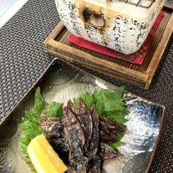 Grilled firefly squid