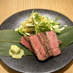 Charcoal-grilled domestic beef fillet
