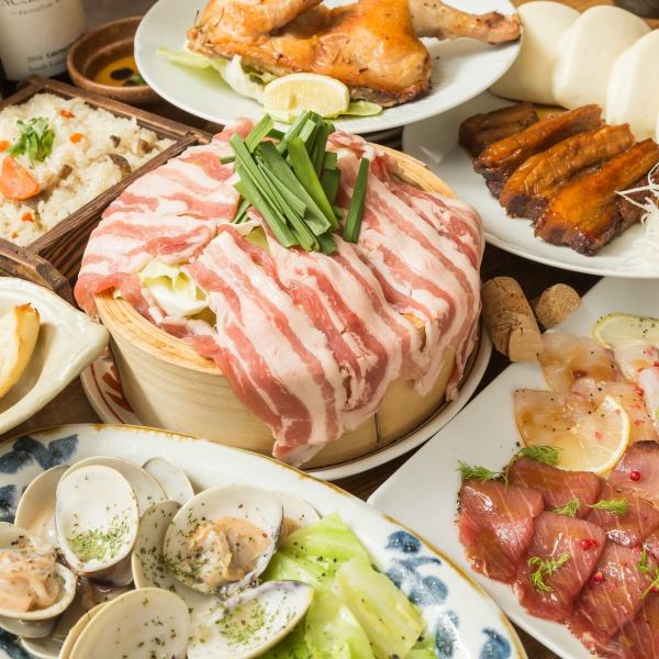 【推薦】Mekkemon名牌草烤鰹魚、香草烤雞等9道菜品2.5小時無限暢飲⇒4,980日元