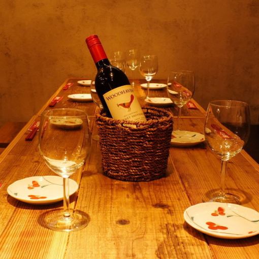 【5,980日元套餐】引以为豪的名品&高级白葡萄酒蒸蛤蜊、10道菜×2.5小时无限畅饮！！