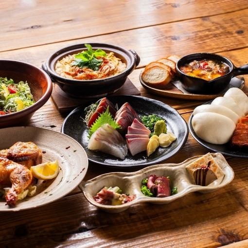 [5,500 yen course] 9 dishes packed with our proud specialties x 2.5 hours of all-you-can-drink included!