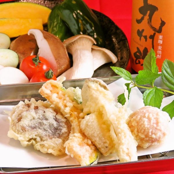 Commitment to ingredients ☆ The wide variety of tempura is a must-see!