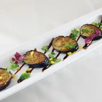 ナスのバルサミコソース