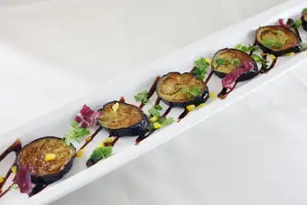 ナスのバルサミコソース