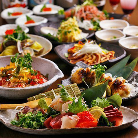 Courses where you can enjoy fresh seafood from Awaji Island are available from 3,828 yen (tax included)!