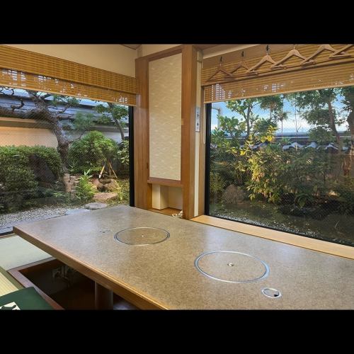 Japanese style room with a nice view