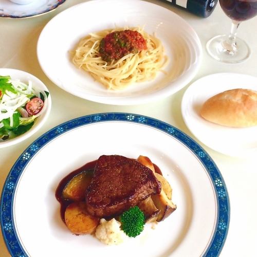 【最受欢迎】淡路牛菲力套餐，使用淡路岛的食材和优质的菲力牛排6,450日元（含税）！