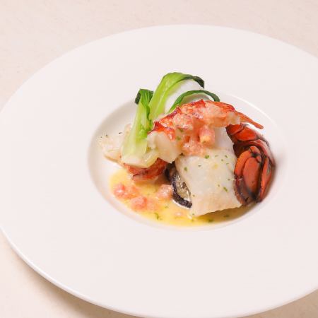 Aコース:お魚orお肉の1品(メイン料理1品の軽めのコース)