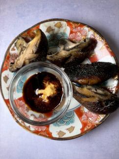 原木しいたけ炭火焼き