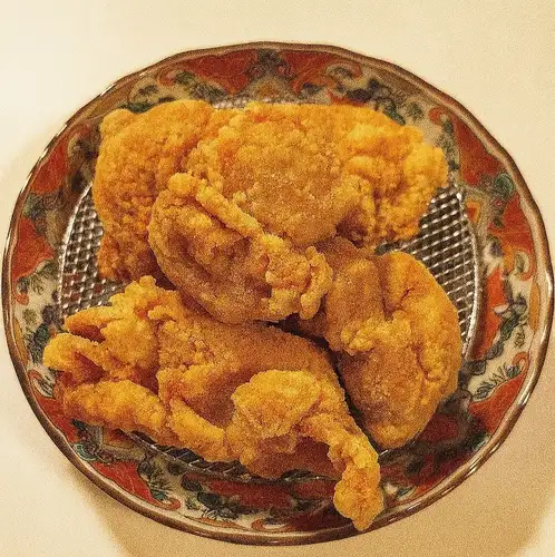 一晩漬け込んだ鶏の唐揚げ