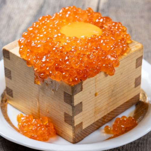 Spilled salmon roe bowl
