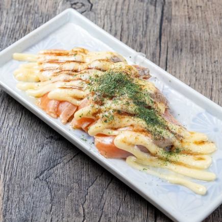 【180分飲み放題◆女子会コース】炙りサーモン・鶏チーズ・とろろ焼き等全8品コース3800⇒2800円