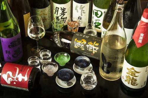 Lots of local sake!