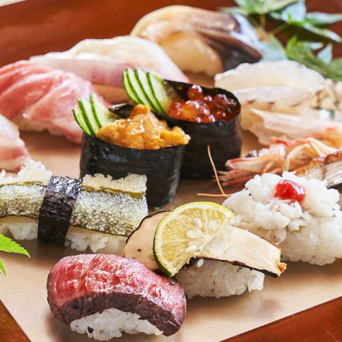Carefully selected sushi platter (medium, high, special)