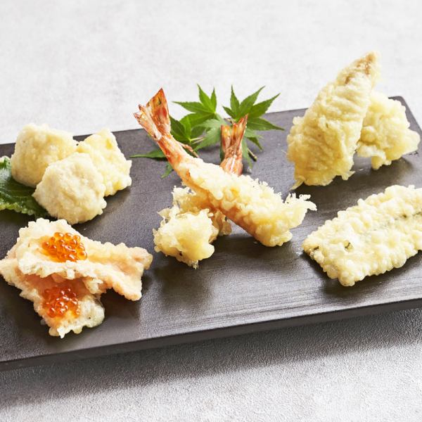 Assorted seasonal tempura