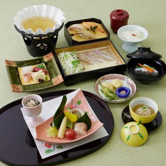 【懐石料理】季節の魚しゃぶ小鍋　かえで 5,000円（税込）
