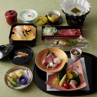 【懐石料理】国産牛しゃぶ小鍋　けやき 6,000円(税込）