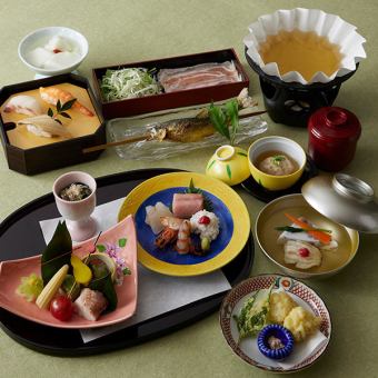 【懐石料理】つゆ豚しゃぶ小鍋　かつら 6,500円（税込)