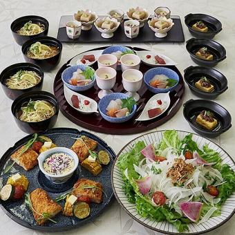 にぎやか大皿コース　串本(くしもと) 3,000円（税込）