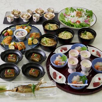 にぎやか大皿コース　丹後(たんご) 5,000円（税込）