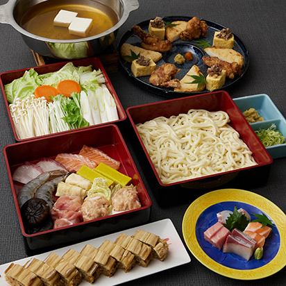 がんこ海鮮うどんすき【木曽】きそ 4,500円（税込）