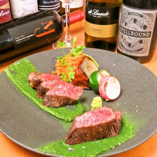 Wagyu beef served in a special cooking method.Suzunone boasts that you can casually enjoy authentic cuisine♪