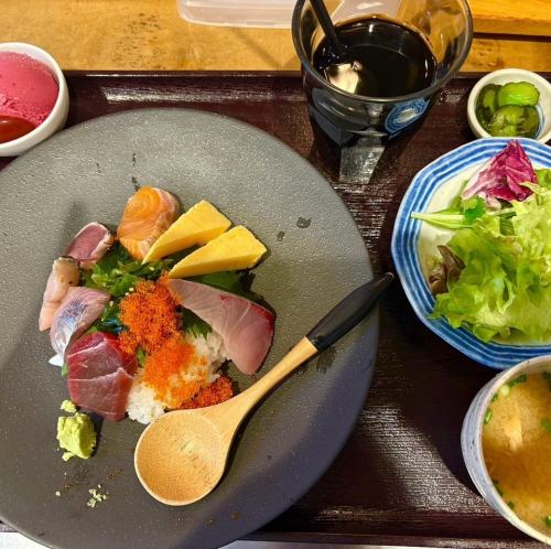 suzu-no-ne Seafood Rice Bowl Set Meal