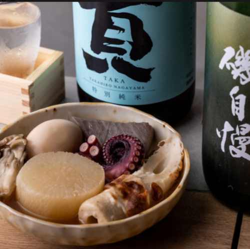 ダシ効いたおでん×日本酒