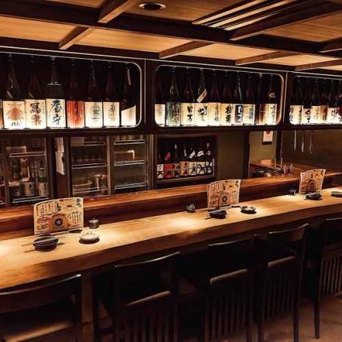 豊富な日本酒と焼酎