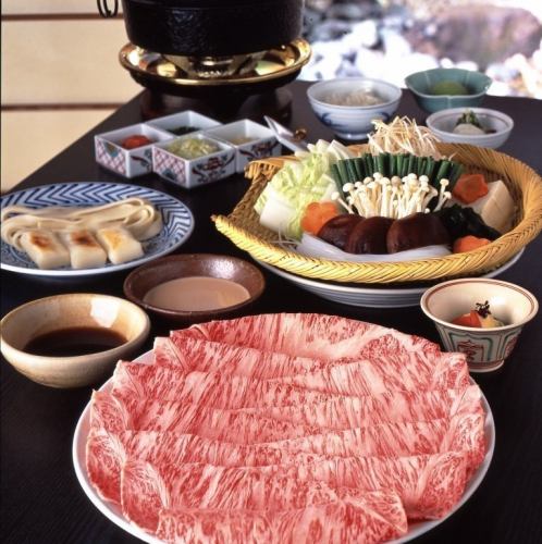 Shabu-shabu (Specially marbled Wagyu beef)