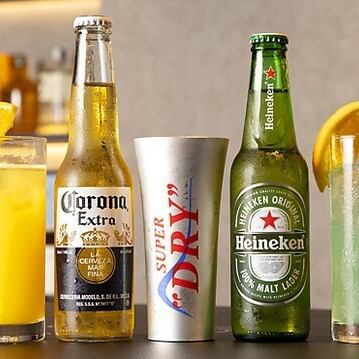 【豊富なドリンクで乾杯を】2H飲み放題コースも有り◎