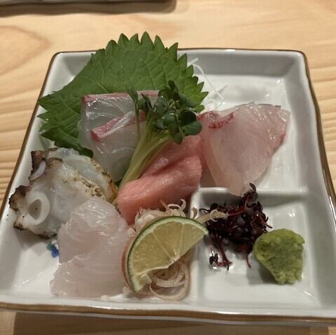 本日のお造り５種盛り合わせ