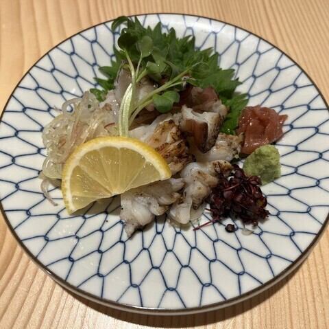 青森 活けだこの炙りぶつ切り