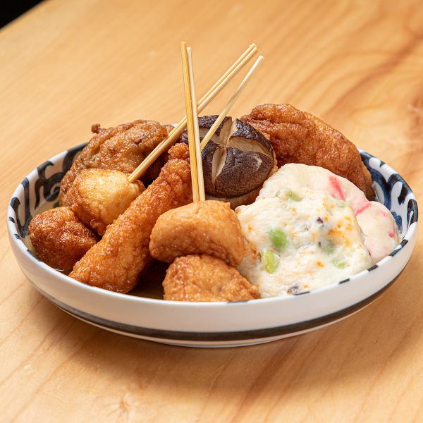 当店の名物!ふわっと香ばしい!揚げたてでアツアツの【自家製ねりもん盛り合わせ】はいかがでしょう?