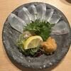 香川 活〆平目薄造り