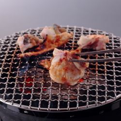 숯불 구이 복어
