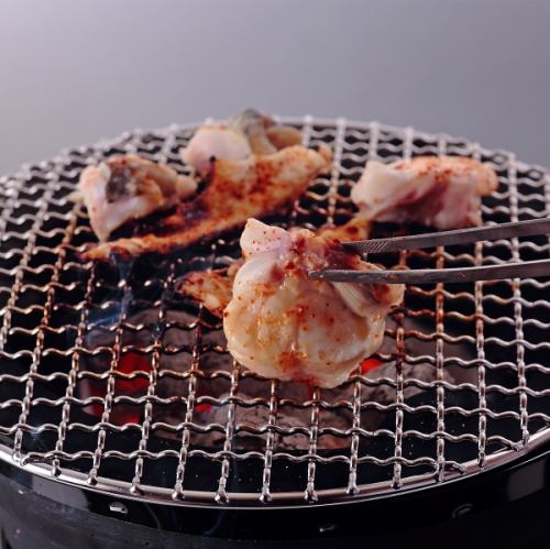 炭火焼きフグ