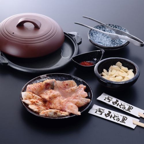 陶板焼きフグ